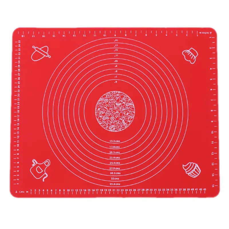Non-Stick Silicone Pastry & Baking Mat with Measurement Guides