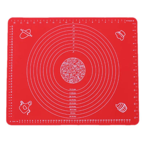 Non-Stick Silicone Pastry & Baking Mat with Measurement Guides