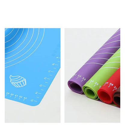 Non-Stick Silicone Pastry & Baking Mat with Measurement Guides