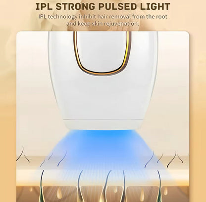 Portable Hair Removal Laser Epilator, Painless Face Body Hair Removal Machine, Body Care Depilation Tool