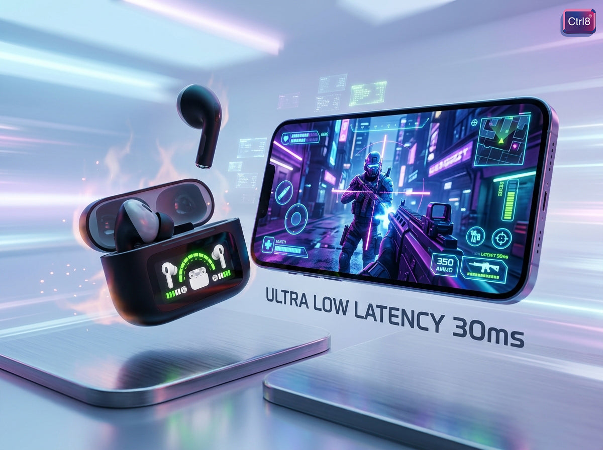 Wireless Bluetooth Display Earbuds