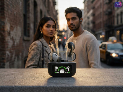 Wireless Bluetooth Display Earbuds