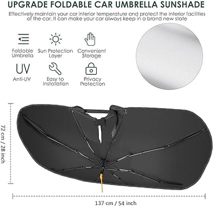 Car Windshield Sun Shade Umbrella(Minor Damage)