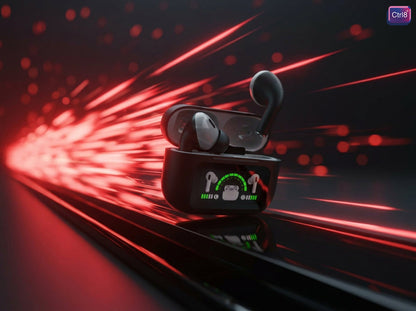 Wireless Bluetooth Display Earbuds
