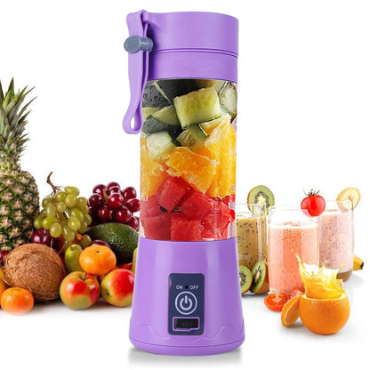Stay healthy on the go with the 6 Blade Portable And Rechargeable Battery Juice Blender
