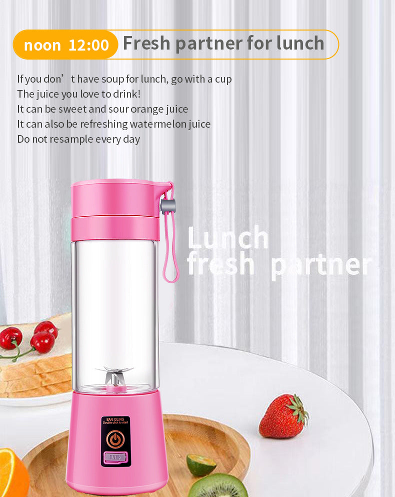 Stay healthy on the go with the 6 Blade Portable And Rechargeable Battery Juice Blender