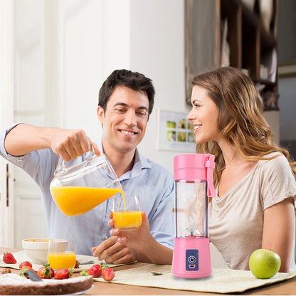Stay healthy on the go with the 6 Blade Portable And Rechargeable Battery Juice Blender