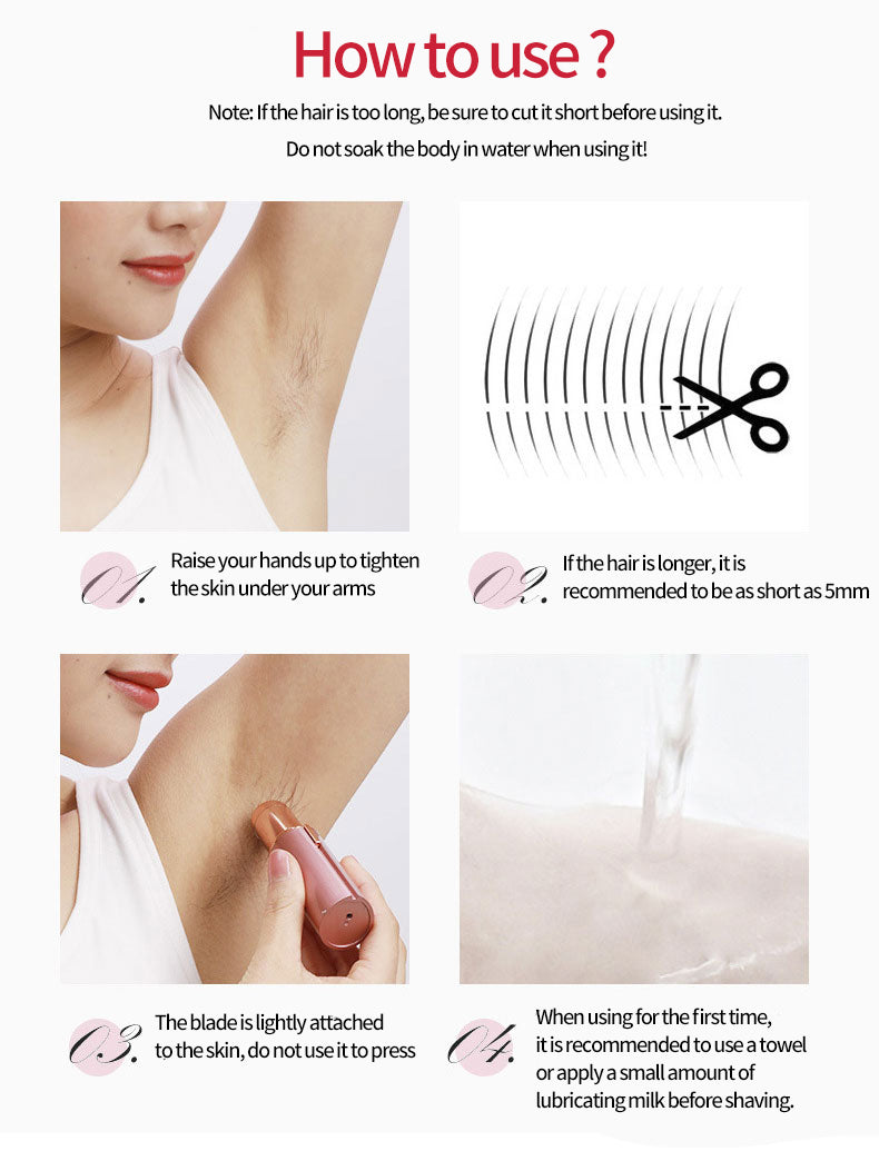 Remove Faceless Hairs With Flawless Facial Chargeable Usb Charging Epilator Face Hair Removal Lipstick Shaver