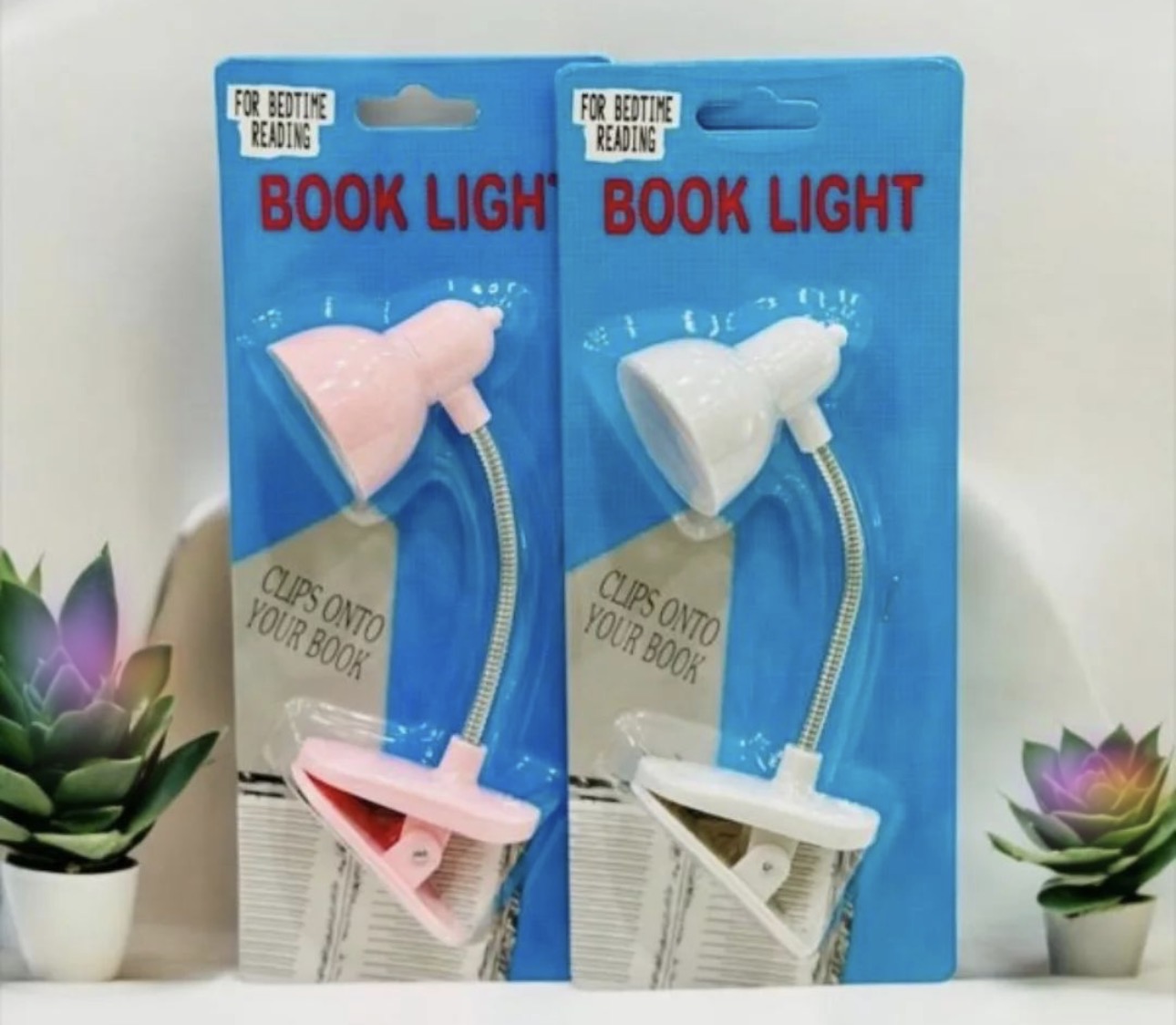 Mini LED Clip-on Book Light | Flexible Reading Lamp for Bedtime | Portable Travel Light