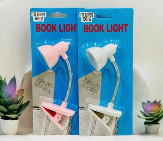 Mini LED Clip-on Book Light | Flexible Reading Lamp for Bedtime | Portable Travel Light