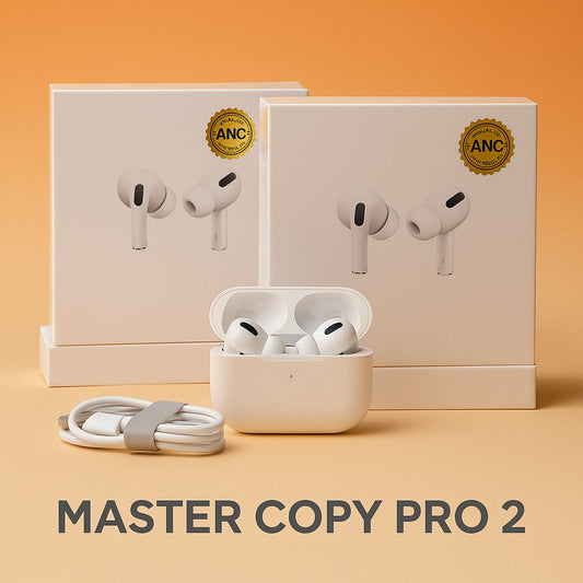 : Pro 2nd Gen Master Copy Earbuds | Active Noise Cancelling Wireless Earphones with Box & Cable
