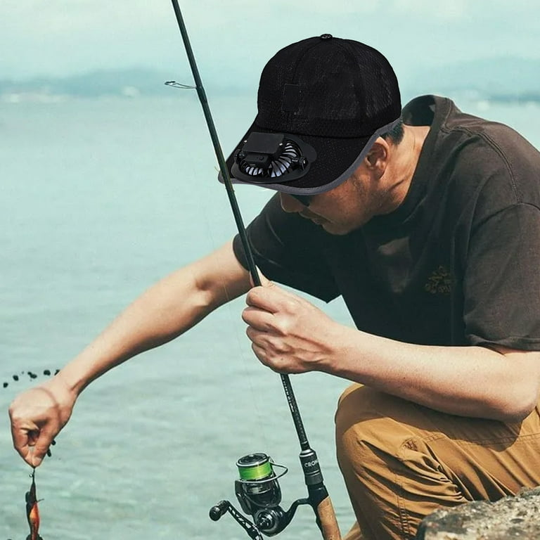 Summer Cooling Fan Baseball Cap | Breathable Mesh Sun Hat with Built-in Fan