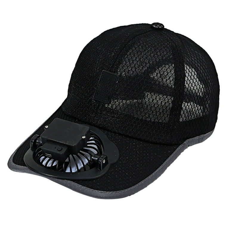 Summer Cooling Fan Baseball Cap | Breathable Mesh Sun Hat with Built-in Fan