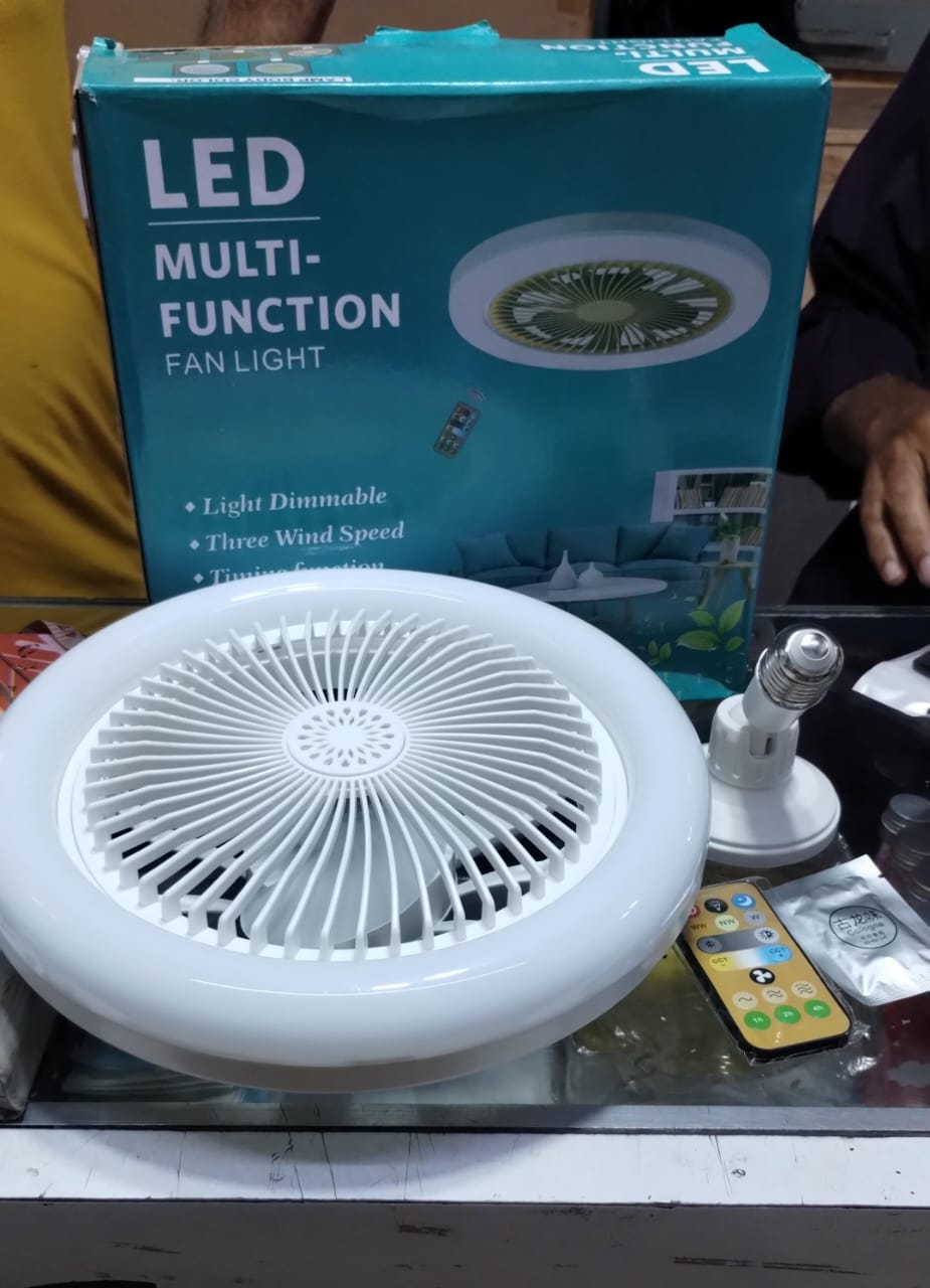 Smart LED Ceiling Fan Light | Remote Controlled Dimmable Light & Cooling Fan
