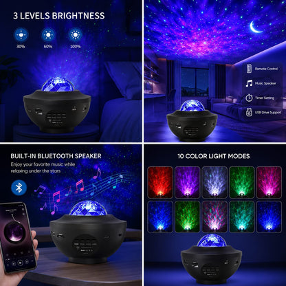 GALAXY SKY STAR PROJECTOR WITH BLUETOOTH SPEAKER
