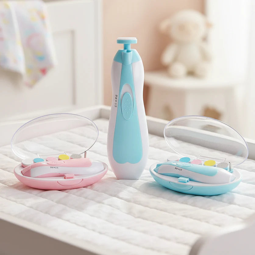 6 in 1 Electric Baby Nail Trimmer Kit (Random Color | A1124)