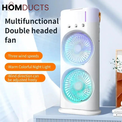Double Headed Ice Mist Fan