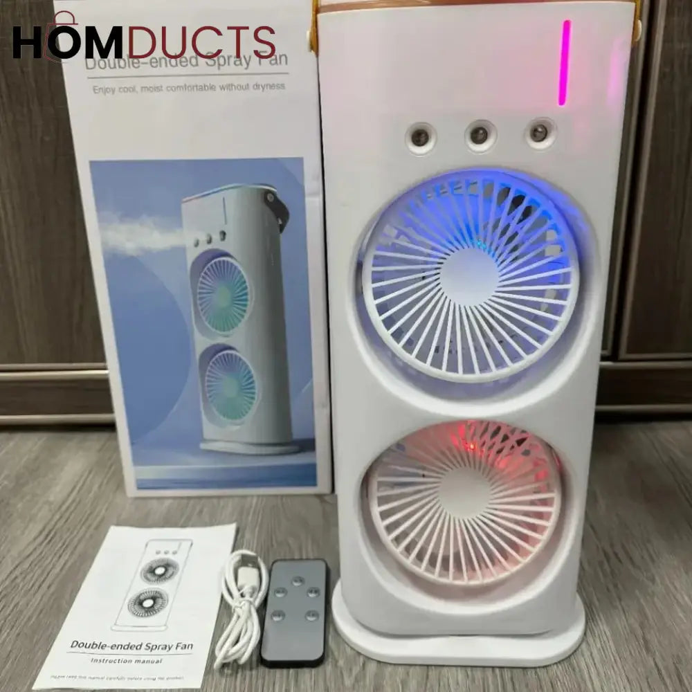 Double Headed Ice Mist Fan