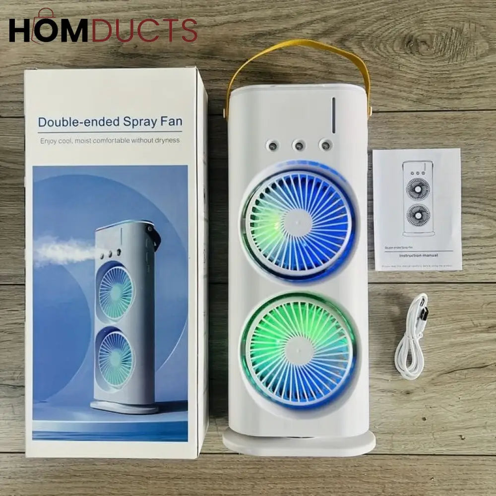 Double Headed Ice Mist Fan