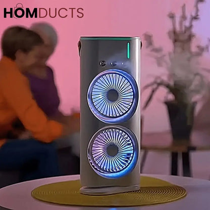 Double Headed Ice Mist Fan