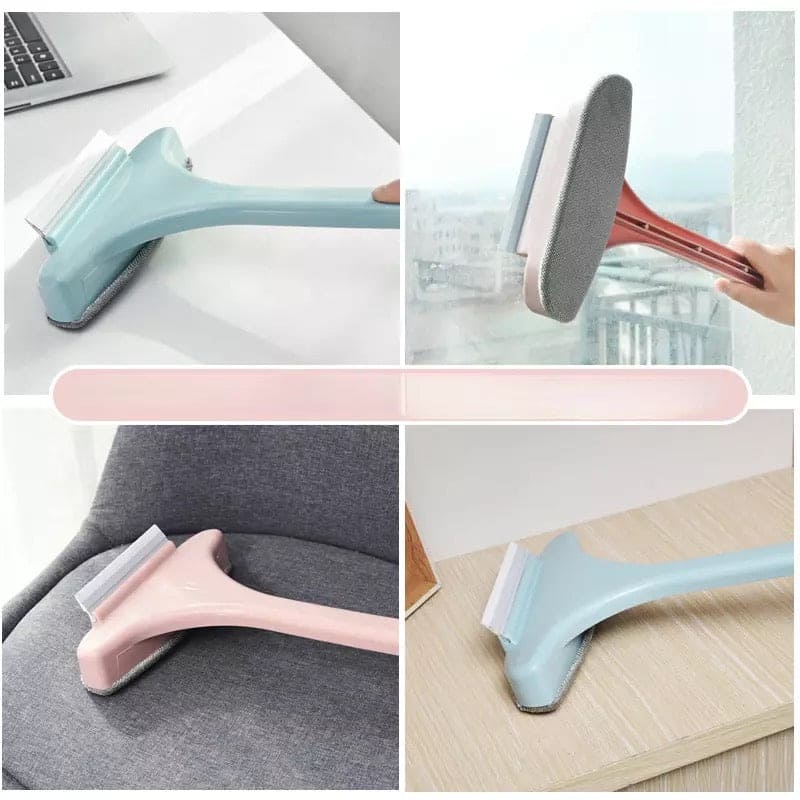 New Screen Cleaning Brush, Wind Shield Brush, Multifunctional Dry And Wet Cleaning Brush, Window Screen Mesh Cleaner Brush, Screen Window Dust Remover, Household Window Screens Cleaning Scrapers, Double Sided Cleaning Brush