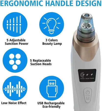 Multifunction Blackhead Remover – 5-in-1 Deep Pore Cleansing