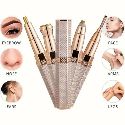 New 2 in 1 Flawless Facial & Eyebrow Hair Remover
