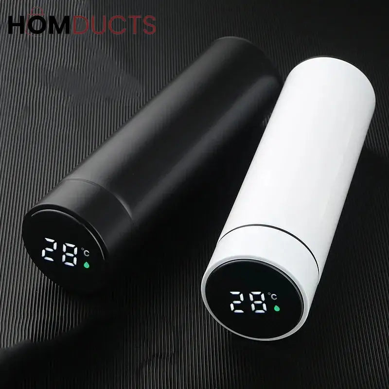 Smart LED Temperature Display Thermos Bottle – 500ml