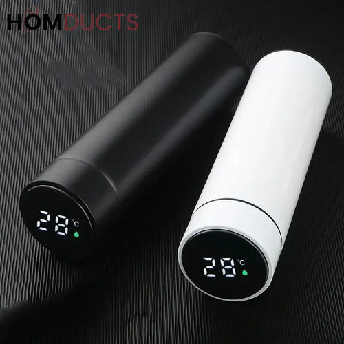 Smart LED Temperature Display Thermos Bottle – 500ml