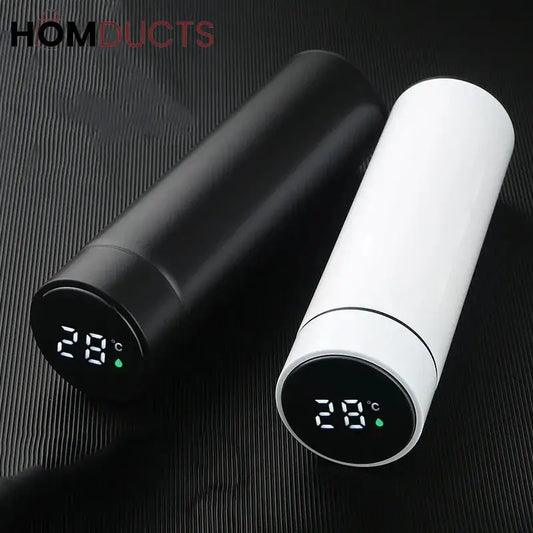 Smart LED Temperature Display Thermos Bottle – 500ml